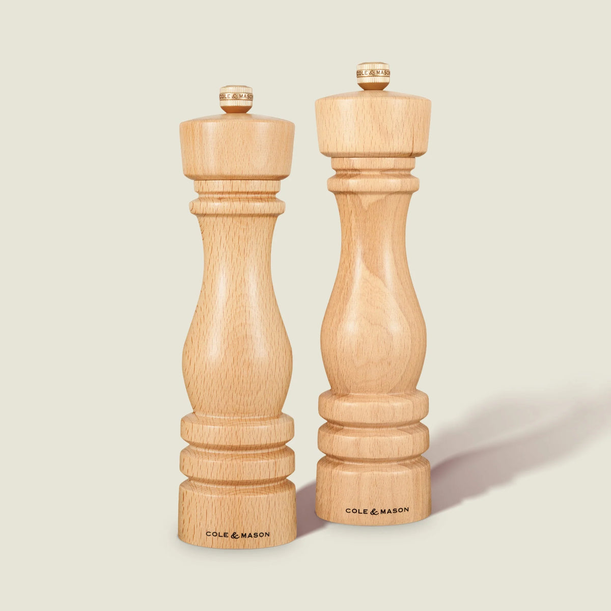 Cole &amp; Mason The London Salt &amp; Pepper Mill Gift Set – Natural Beech – 8.5" / 22 cm