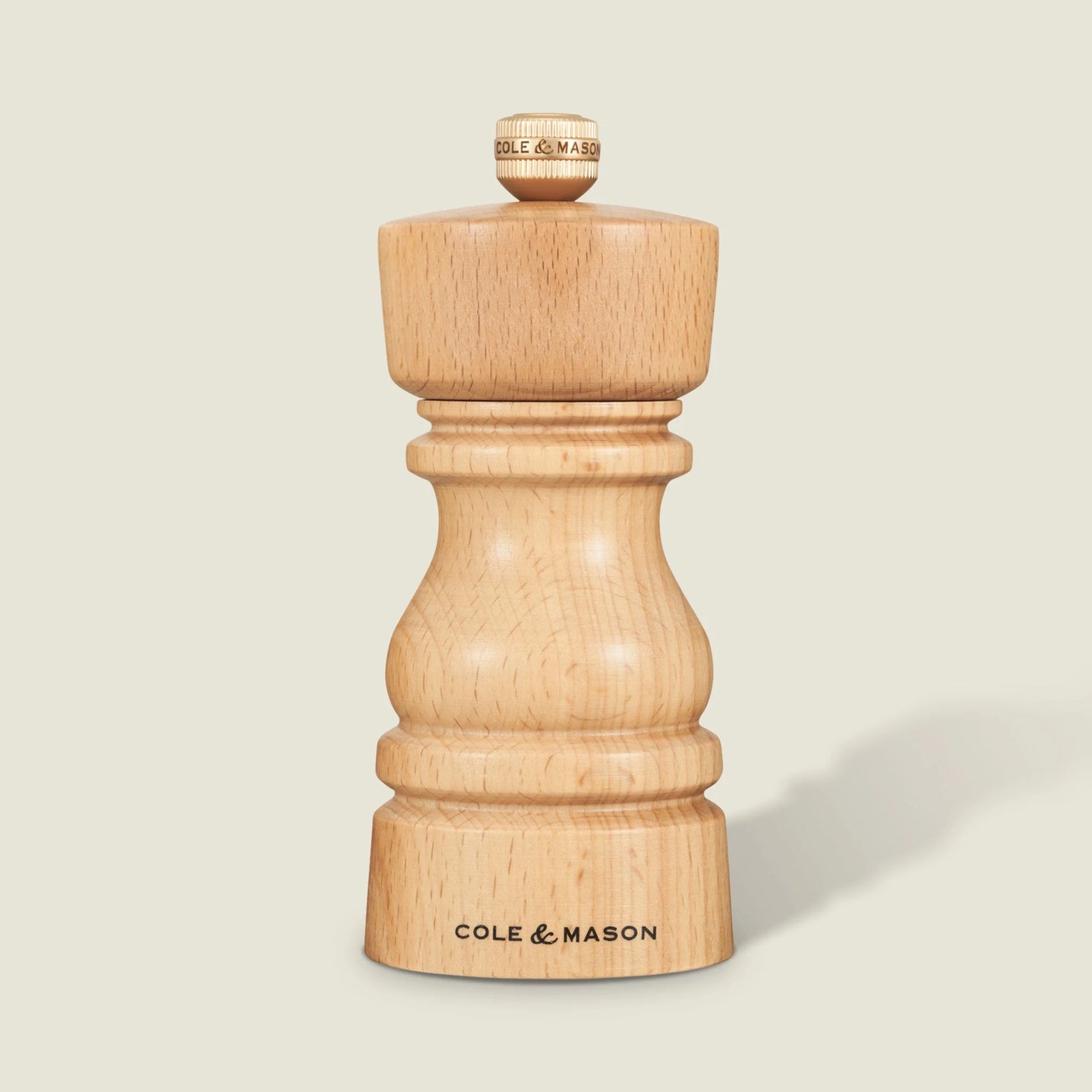 Cole & Mason The London Collection Salt Mill – Natural Beech – 5" / 13 cm