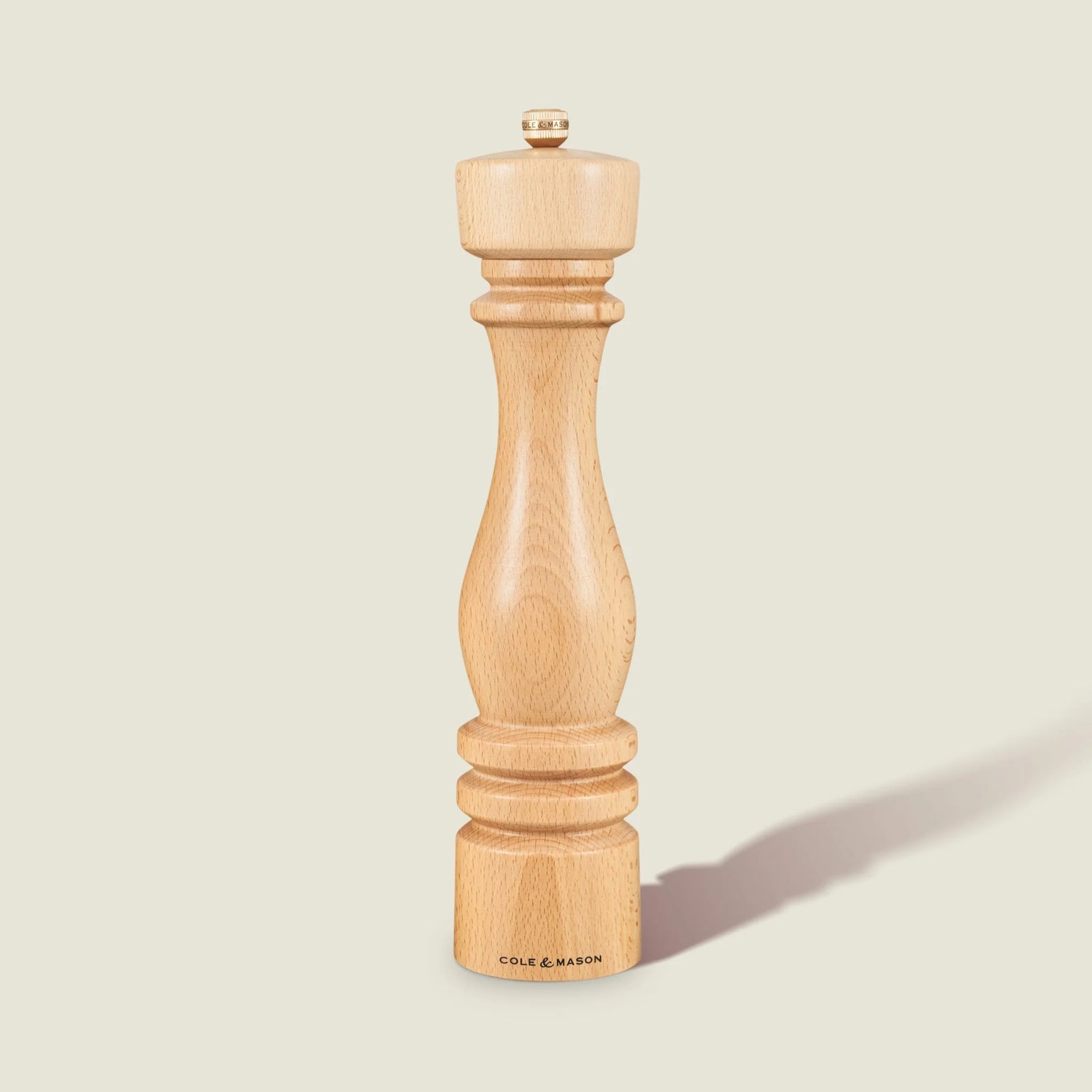 Cole & Mason The London Collection Pepper Mill – Natural Beech – 12" / 30 cm