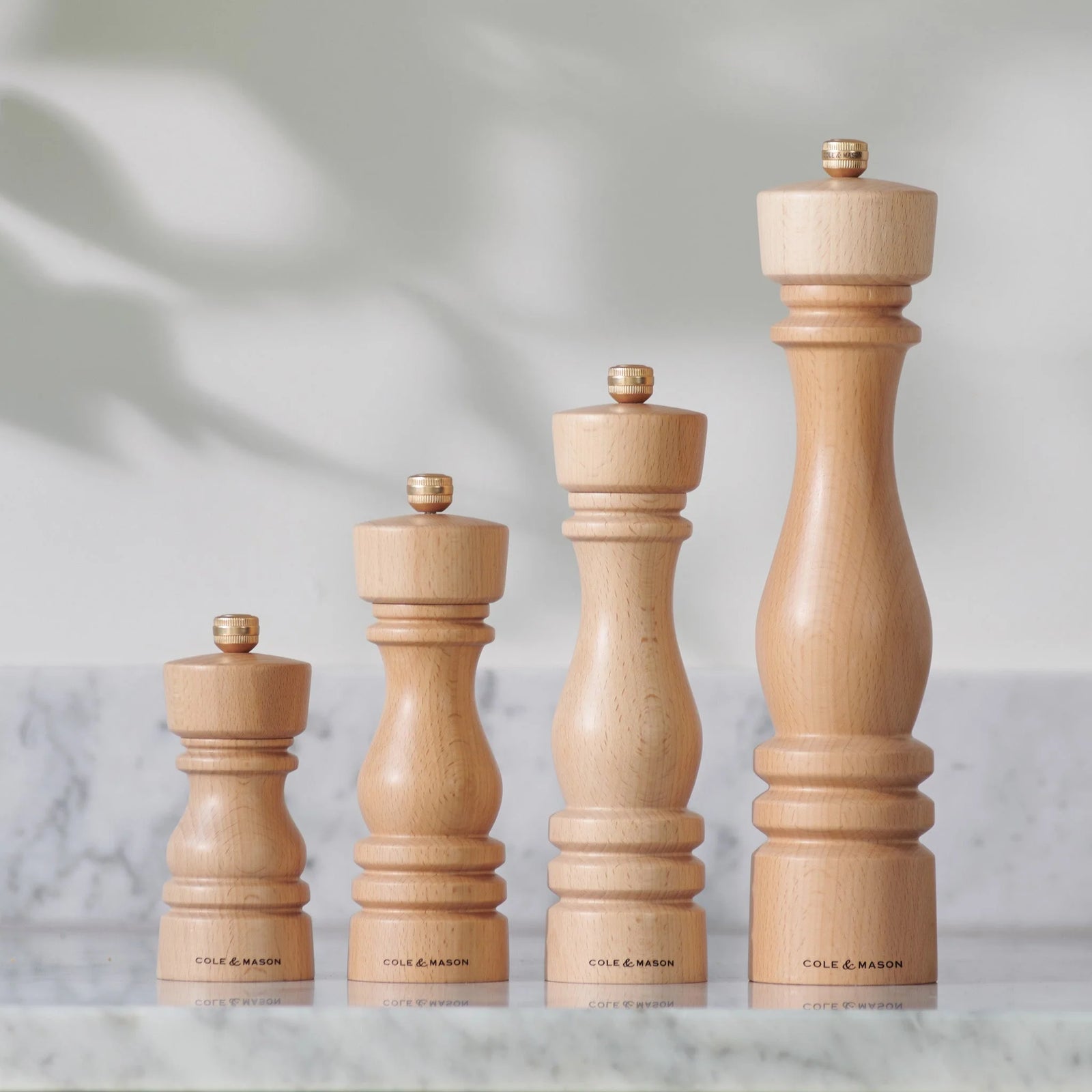 Cole & Mason The London Collection Salt Mill – Natural Beech – 7" / 18 cm