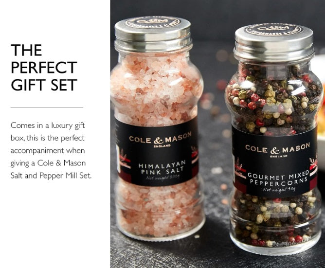 Cole & Mason Luxury Salt & Pepper Gift Set by Kitchen Niche