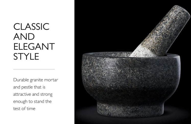 Cole & Mason Granite Mortar & Pestle – Ø 5" / 13 cm by Kitchen Niche