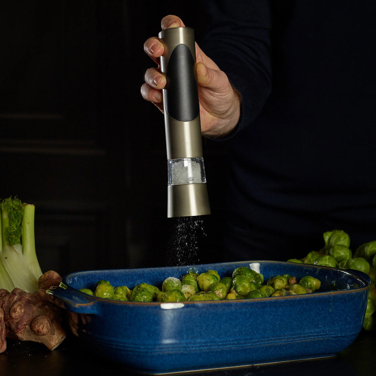 Cole & Mason Richmond Electric Salt & Pepper Mill Gift Set