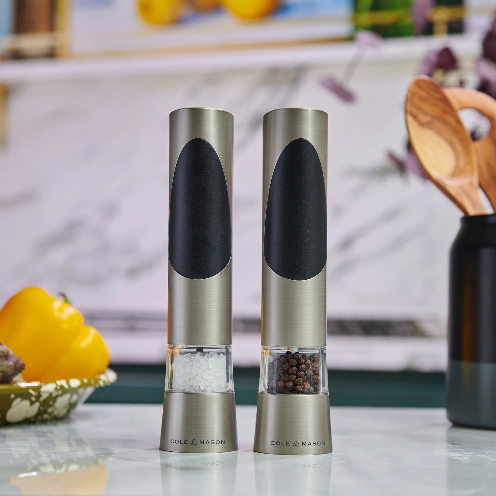 Cole & Mason Richmond Electric Salt & Pepper Mill Gift Set