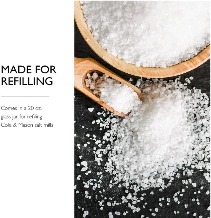 Cole & Mason Large Coarse Sea Salt Refill 20oz by Kitchen Niche