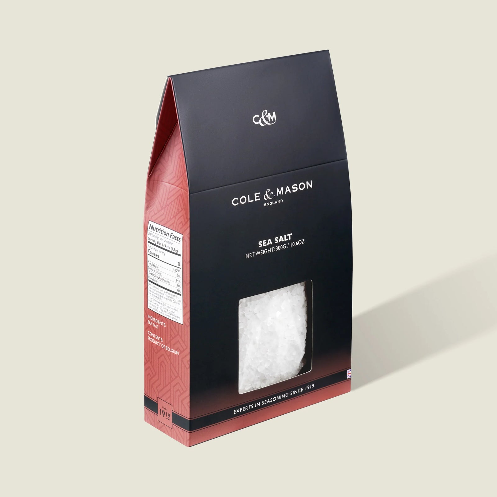 Cole & Mason Coarse Sea Salt Refill 10.6oz
