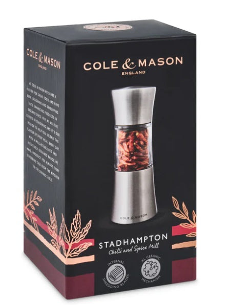 Cole & Mason Stadhampton Chili & Spice Mill – 8" / 20 cm by Kitchen Niche