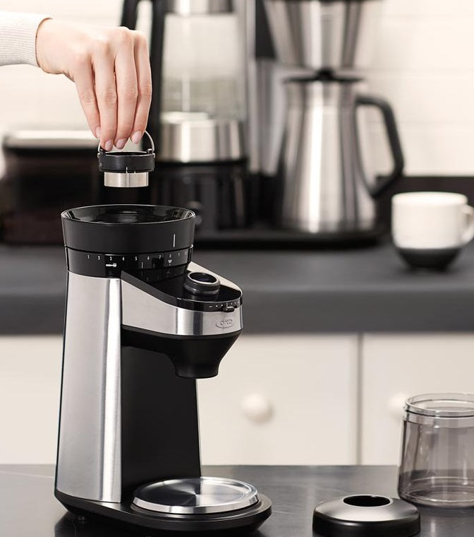 Oxo Conical Burr Coffee Grinder with Integrated Scale by Kitchen Niche