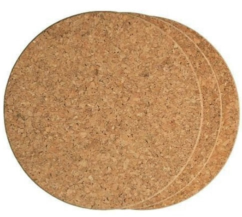 Fox Run Set of 3 Round Cork Trivets by Kitchen Niche