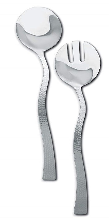 Cuisinox Hammered Stainless Steel Salad Servers by Kitchen Niche