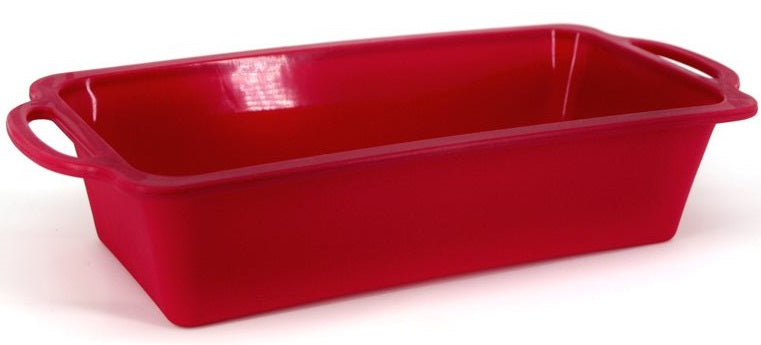 Danesco A La Tarte Red Silicone Loaf Pan by Kitchen Niche