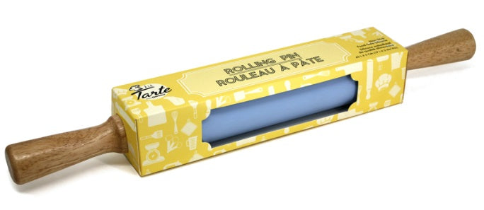 Danesco A La Tarte Blue Silicone Rolling Pin by Kitchen Niche