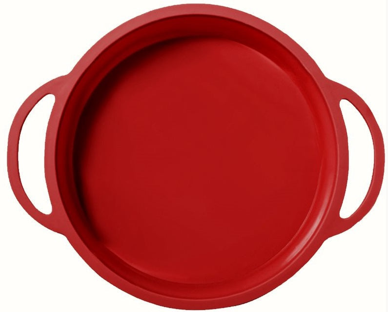 Danesco A La Tarte Red Silicone Round Cake Pan by Kitchen Niche
