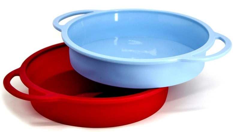 Danesco A La Tarte Red Silicone Round Cake Pan by Kitchen Niche
