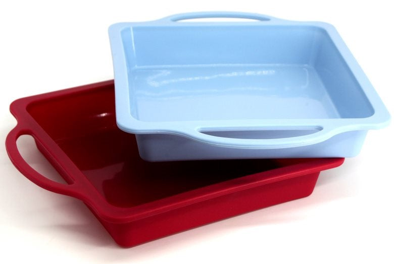 Danesco A La Tarte Red Silicone Square Cake Pan by Kitchen Niche