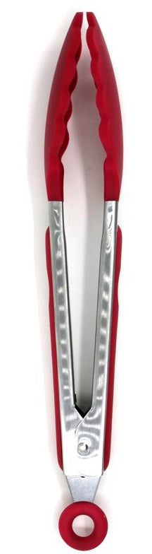 Danesco A La Tarte Red Silicone Tongs by Kitchen Niche