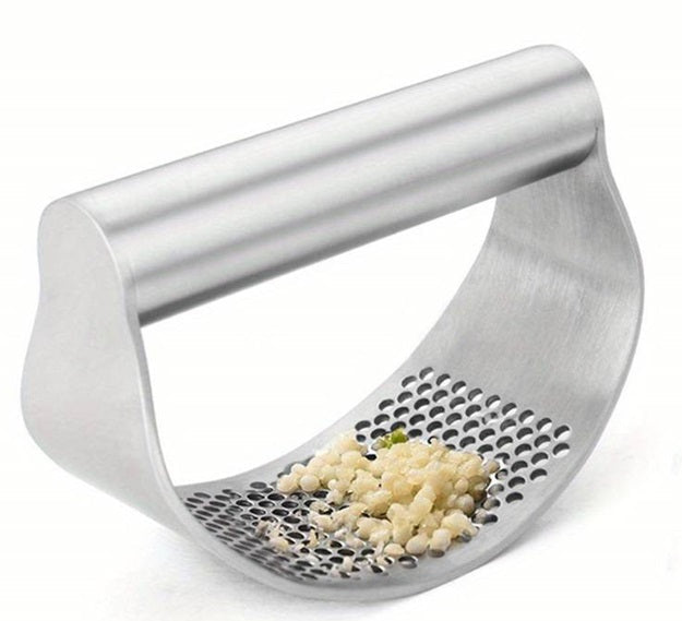 Danesco Stainless Steel Garlic Crusher by Kitchen Niche