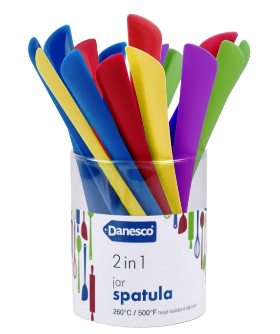 Danesco 2 in 1 Silicone Jar Spatula by Kitchen Niche