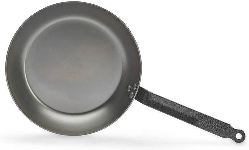 De Buyer Carbone Plus Lyonnaise Steel Fry Pan – 28 cm / 11 Inch