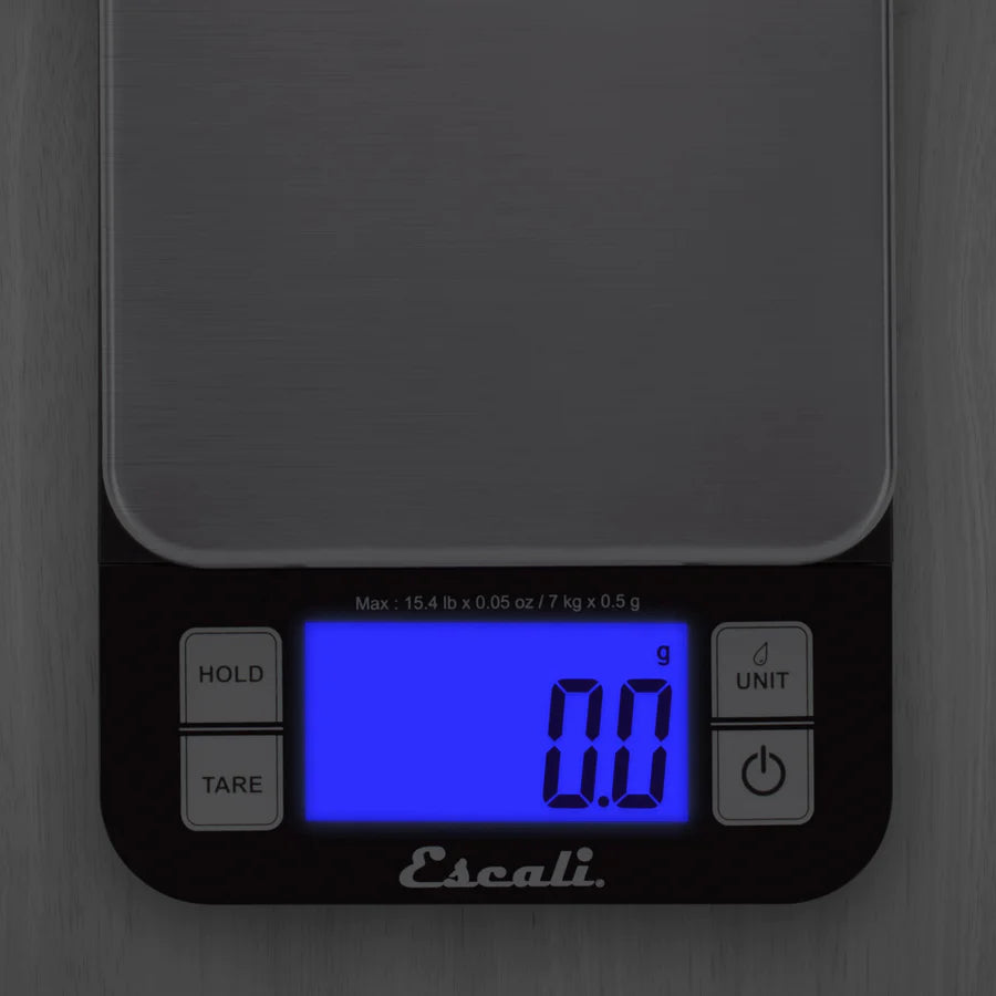 Escali Nutro Black Digital Kitchen Scale by Kitchen Niche