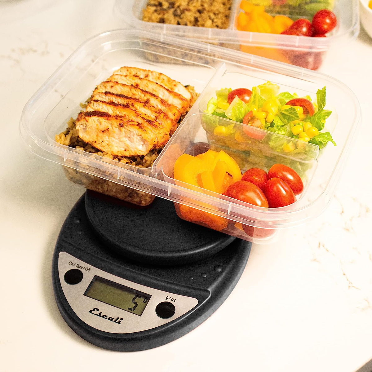 Escali Primo Digital Kitchen Scale Black by Kitchen Niche