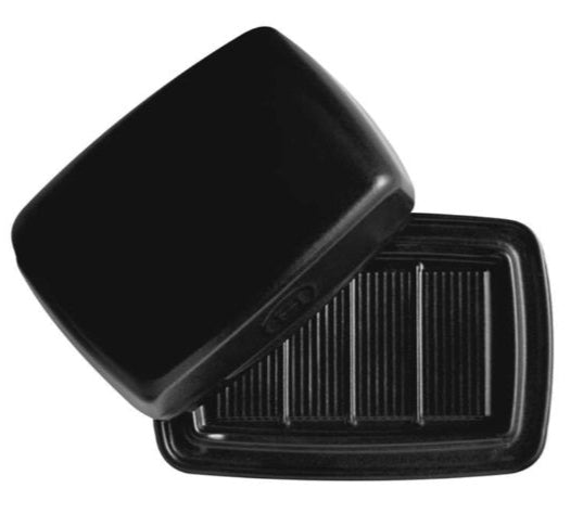 Emile Henry Butter Dish Truffle Black Emile Henry by Kitchen Niche