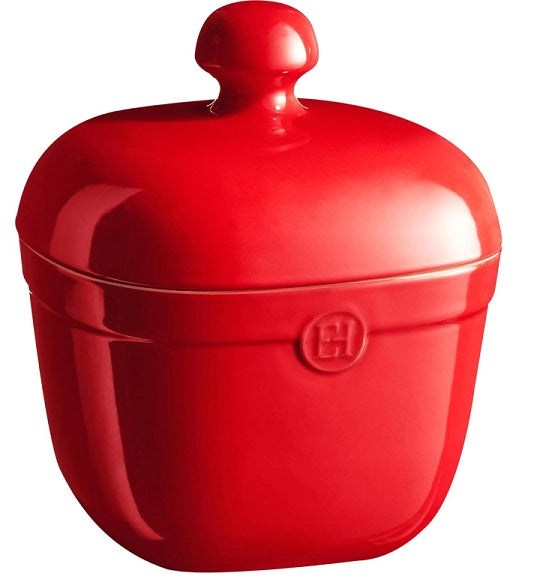 Emile Henry Cookie Jar Burgundy Red Emile Henry by Kitchen Niche