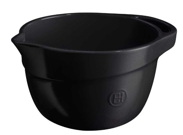 Emile Henry Mixing Bowl 4.5L Truffle Black Emile Henry by Kitchen Niche