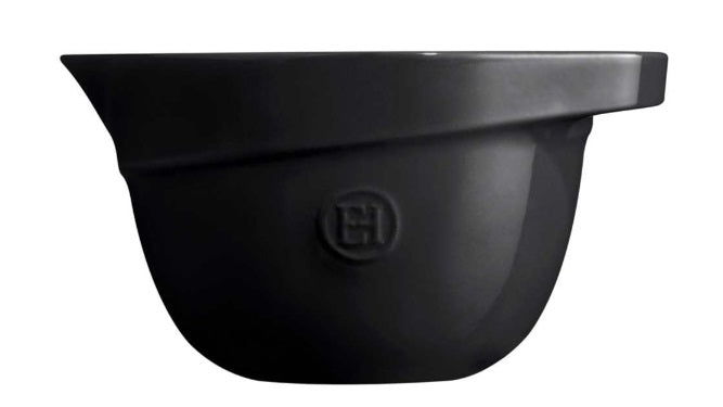 Emile Henry Mixing Bowl 4.5L Truffle Black Emile Henry by Kitchen Niche