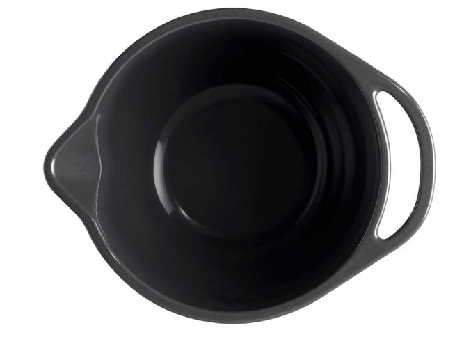 Emile Henry Mixing Bowl 4.5L Truffle Black Emile Henry by Kitchen Niche