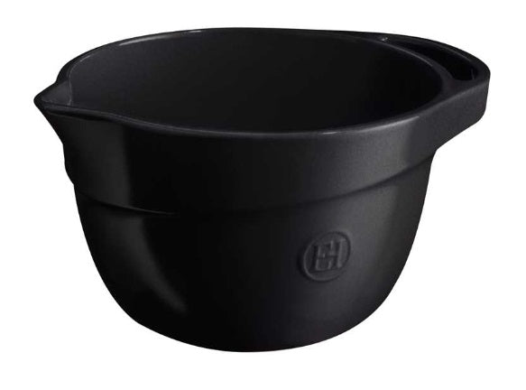 Emile Henry Mixing Bowl 2.5L Truffle Black Emile Henry by Kitchen Niche