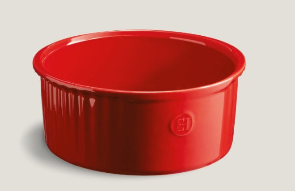 Emile Henry Souffle Baking Dish Burgundy Red Emile Henry by Kitchen Niche
