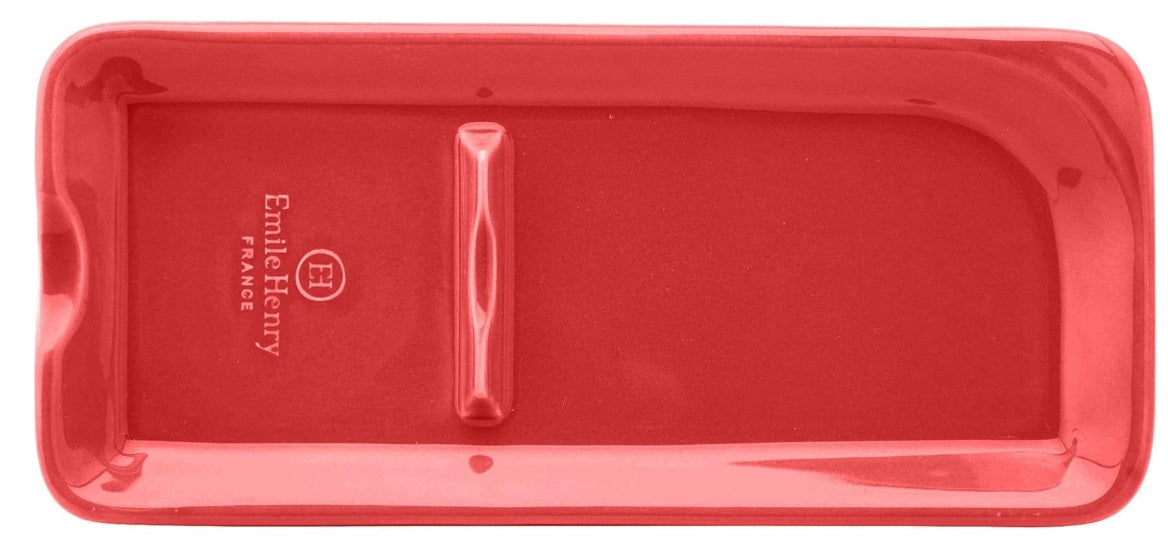 Emile Henry Spoon Rest Burgundy Red Emile Henry by Kitchen Niche