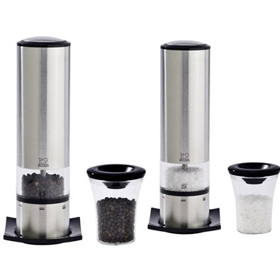 Peugeot ELiS Sense u'Select Electric Salt and Pepper Mill Set by Kitchen Niche