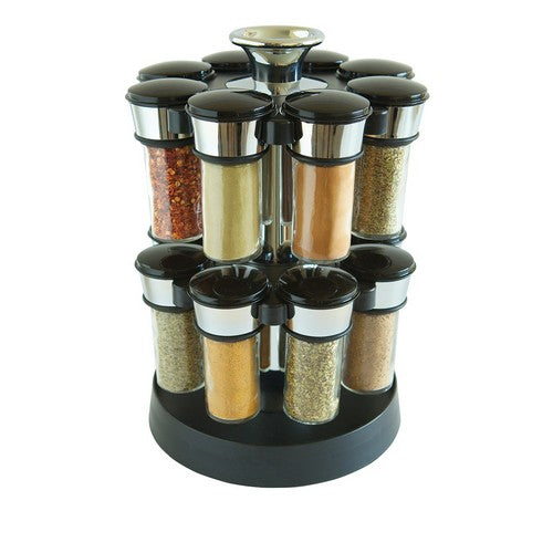 KitchenArt Elite Glass Spice Carousel by Kitchen Niche