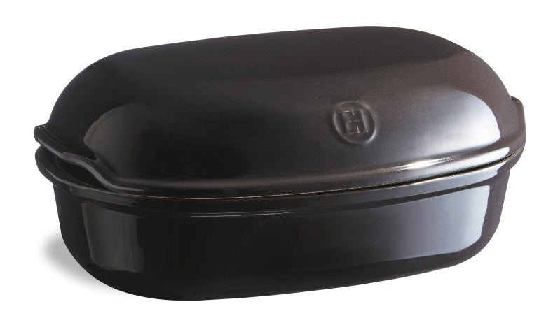 Emile Henry Artisan Loaf Bread Baker Charcoal Black by Kitchen Niche
