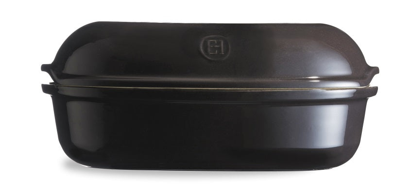 Emile Henry Artisan Loaf Bread Baker Charcoal Black by Kitchen Niche