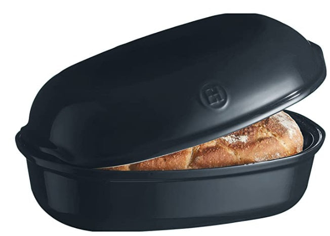 Emile Henry Artisan Loaf Bread Baker Midnight Blue by Kitchen Niche