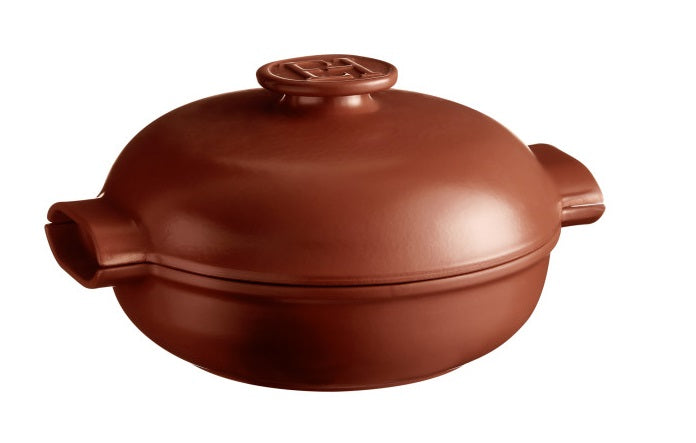 Emile Henry Delight Braiser Sienne 2.5L by Kitchen Niche