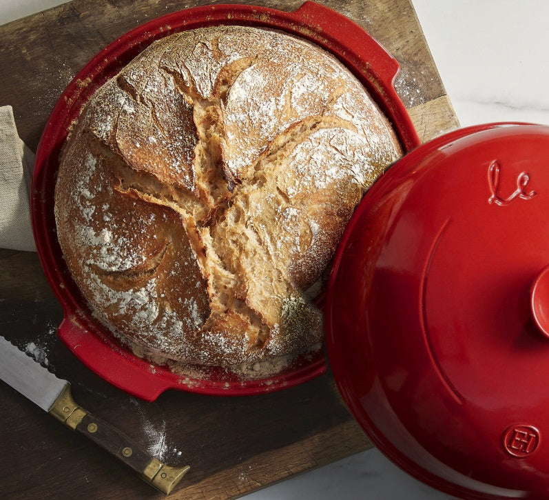 Emile Henry Bread Cloche Burgundy Red by Kitchen Niche