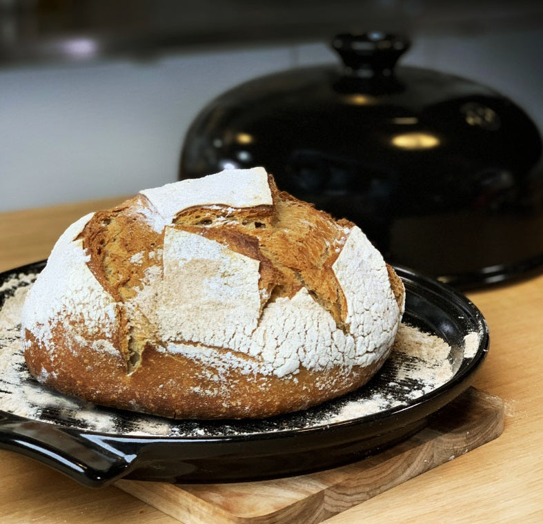 Emile Henry Bread Cloche Charcoal Black by Kitchen Niche