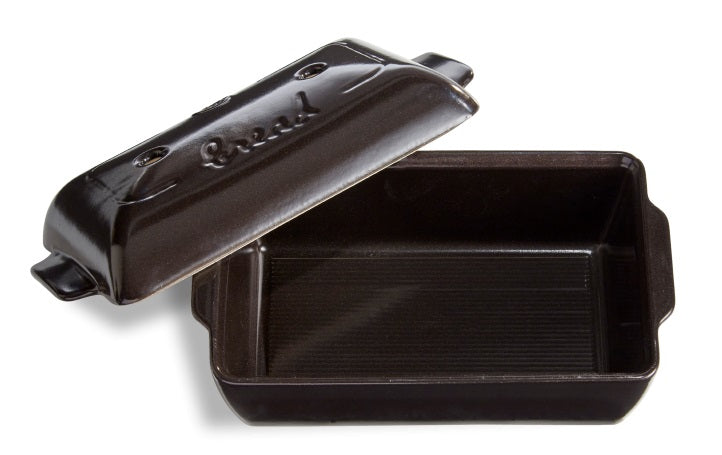 Emile Henry Bread Loaf Baker Charcoal by Kitchen Niche