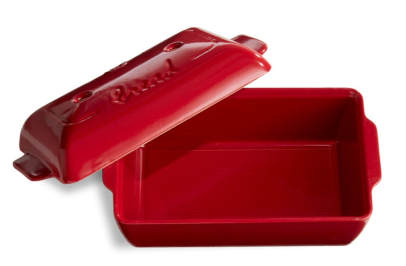 Emile Henry Bread Loaf Baker Burgundy Red by Kitchen Niche