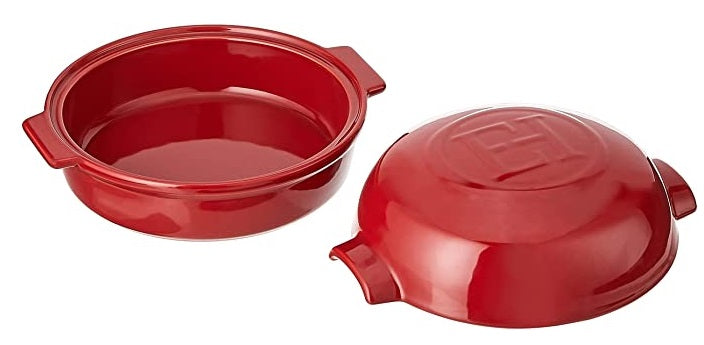 Emile Henry Cheese Baker Burgundy Red by Kitchen Niche