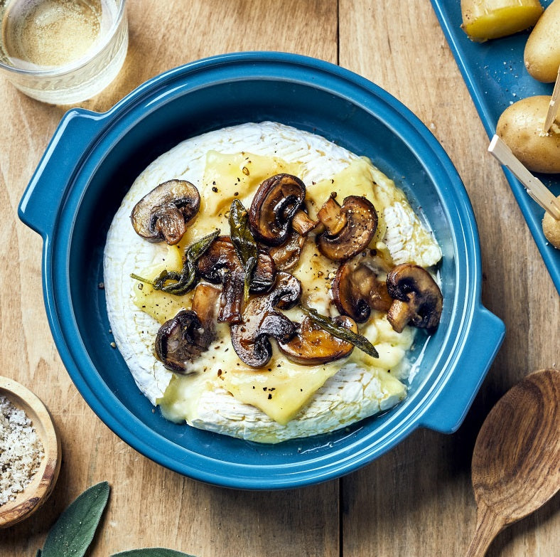 Emile Henry Cheese Baker Mediterranean Blue by Kitchen Niche