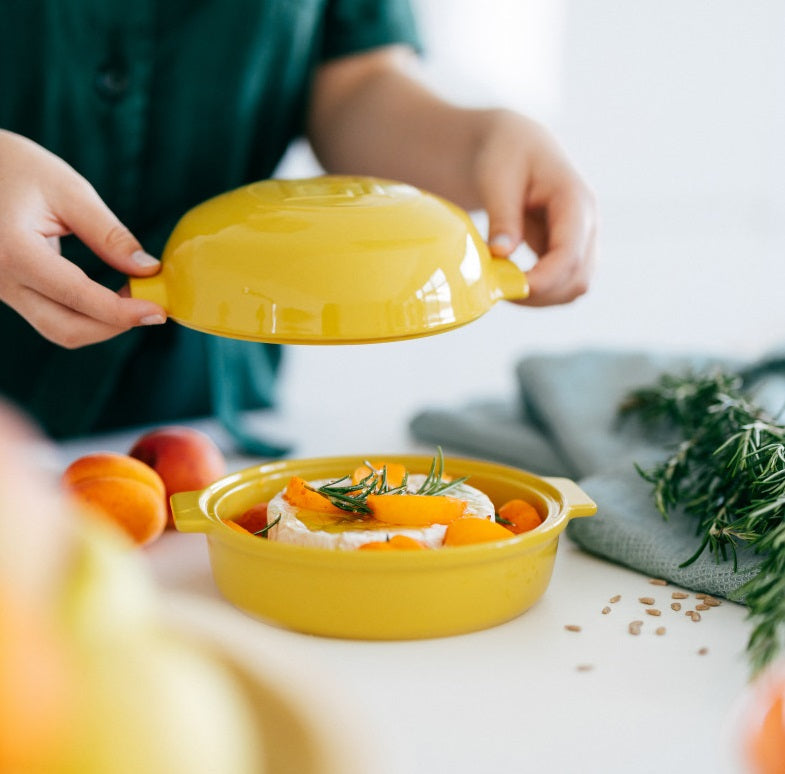 Emile Henry Cheese Baker Provence Yellow by Kitchen Niche
