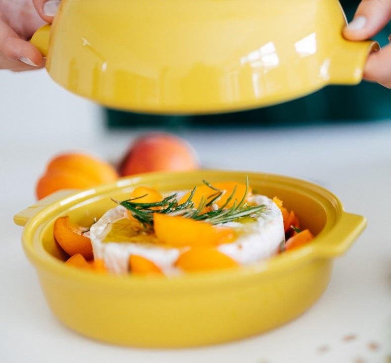 Emile Henry Cheese Baker Provence Yellow by Kitchen Niche