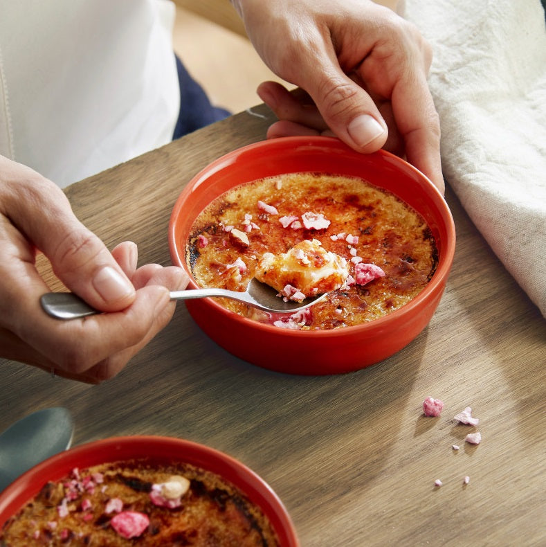 Emile Henry Creme Brulee Ramekin Dish Burgundy by Kitchen Niche
