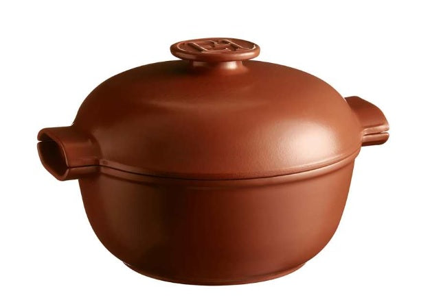 Emile Henry Delight Casserole Sienna 4L by Kitchen Niche