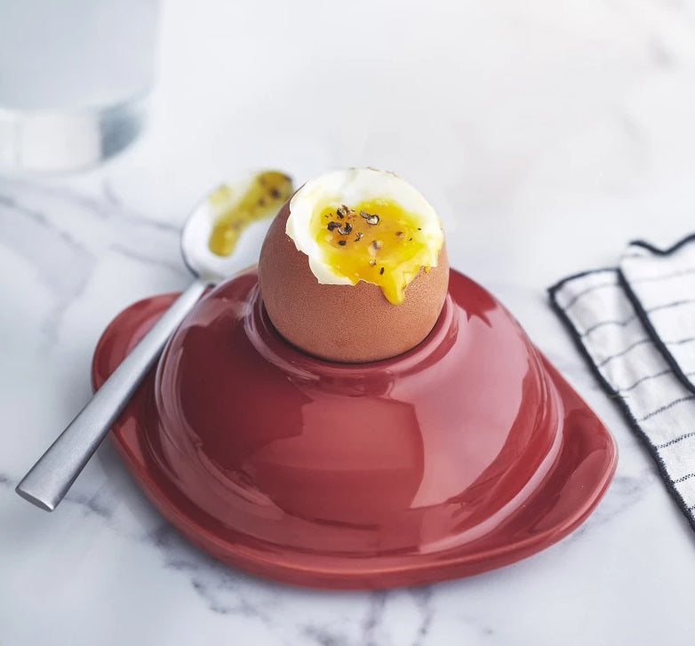 Emile Henry Egg Nest Burgundy Red